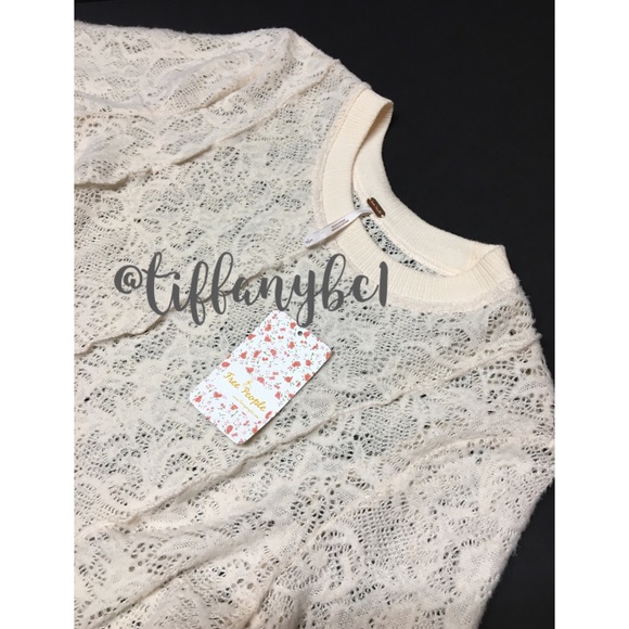 Free People Coffee in the Morning Lace Tunic - Picture 6 of 16